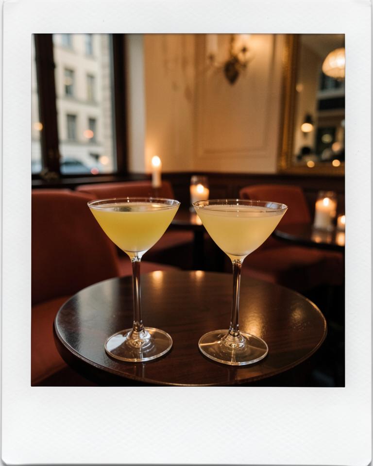 Cocktails at Maison Estelle